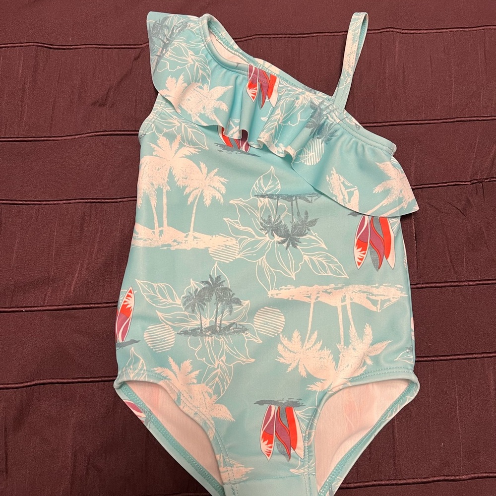 Tropical baby bathing suit
